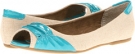 Natural Linen/Turquoise Bella-Vita Trina for Women (Size 7.5)