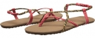 Red Leopard Billabong Crossing Over for Women (Size 7)