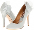 Light Grey Silk Badgley Mischka Ciri for Women (Size 11)