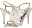 Light Grey Silk Badgley Mischka Cissy for Women (Size 10)