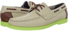 Ivory/Woodbury/Garden Green Cole Haan Fire Island Boat for Men (Size 8.5)