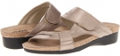 Taupe Metallic Leather Munro American Libra for Women (Size 4)