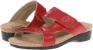 Red Leather Munro American Libra for Women (Size 5.5)