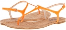 Neon Orange Patent/Cork KORS Michael Kors Joni for Women (Size 8.5)