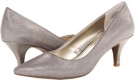 Pewter Sparkle Fabric Anne Klein Ionna for Women (Size 7)