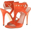 Coral Suede Stuart Weitzman Frenchcuff for Women (Size 7.5)