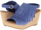 Ocean Suede/Jute Minnetonka Ashley for Women (Size 5)