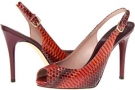 Orange Mali Snake Stuart Weitzman Slingin for Women (Size 7.5)