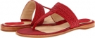 Red Sunwash Nubuck Frye Ali Artisanal Thong for Women (Size 5.5)