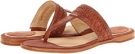 Cognac Sunwash Nubuck Frye Ali Artisanal Thong for Women (Size 5.5)