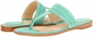 Mint Sunwash Nubuck Frye Ali Artisanal Thong for Women (Size 5.5)