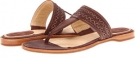 Brown Sunwash Nubuck Frye Ali Artisanal Thong for Women (Size 5.5)