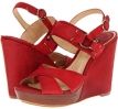 Red Sunwash Nubuck Frye Alexa Criss Cross for Women (Size 8)