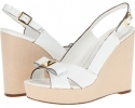 White Vacchetta Kate Spade New York Devi for Women (Size 9.5)