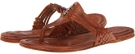 Cognac Veg Tan Frye Jacey Thong for Women (Size 10)