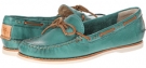 Turquoise Soft Vintage Leather Frye Quincy Tie for Women (Size 8)