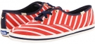 Maraschino Red/Rosy Dawn Mariner Striped Canvas Kate Spade New York Kick for Women (Size 8.5)