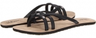 Black Volcom Look Out Sandal for Women (Size 8)