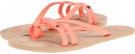 Neon Orange Volcom Look Out Sandal for Women (Size 9)