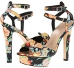 Dark Floral Loeffler Randall Dahlia for Women (Size 8)