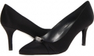 Black Satin Stuart Weitzman Bridal & Evening Collection Debutant for Women (Size 11)