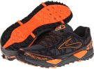 Iron/Black/Shocking Orange/Red Orange Brooks Cascadia 8 for Men (Size 15)