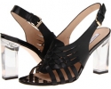 Black Vacchetta/Black Patent Diane von Furstenberg Taite for Women (Size 8)