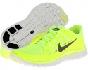 Volt/Summit White/Barely Volt/Dark Base Grey Nike Free 5.0+ for Men (Size 12.5)