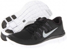 Black/Dark Grey/White/Metallic Silver Nike Free 5.0+ for Women (Size 6.5)