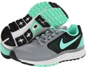 Silver/Dark charcoal/Green Glow Nike Zoom Vomero+ 8 for Women (Size 10.5)