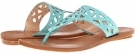 Aqua Patent w/Studs Belle by Sigerson Morrison Riko for Women (Size 8)