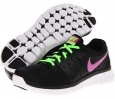 Black/Flash Lime/White/Club Pink Nike Flex 2013 Run for Women (Size 10)