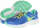 Distance Blue/Green Glow/Summit White/Sonic Yellow Nike Dart 10 for Women (Size 12)