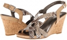 Dew Multi Printed Snake Suede/Sand Leather Naturalizer Drama for Women (Size 8)