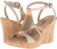 Ivory/Gold Cordani Weasy for Women (Size 8)