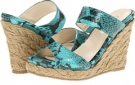 Teal Snake Christin Michaels Zina for Women (Size 11)