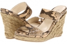 Natural Snake Christin Michaels Zina for Women (Size 9)