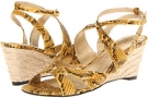 Golden Rod Yellow Painted Cobra PU Christin Michaels Alecia for Women (Size 11)