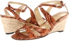 Spice Orange Painted Cobra PU Christin Michaels Alecia for Women (Size 8.5)