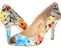 Blue Multi Floral Ivanka Trump Cleo4 for Women (Size 6)