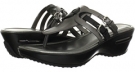 Gunsmoke Metallic Cole Haan Air Melissa Buckle Thong for Women (Size 10.5)