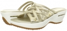 White Gold Metallic Cole Haan Air Ezra Slide for Women (Size 6)