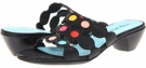 Black Burnished/Bright Multi Dots Easy Street Circus for Women (Size 7.5)