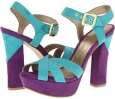 Turquoise/Purple Lumiani International Collection Colton for Women (Size 7.5)