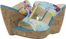 Aqua Multi/Gold Isola Oma for Women (Size 7.5)