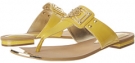 Saffron Yellow Patent Isola Alary II for Women (Size 7.5)