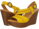 Hot Mustard Leather Naya Estra for Women (Size 6)