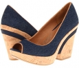 Dark Blue Denim Sofft Olivia for Women (Size 6.5)