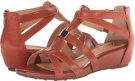 Burnt Orange Cow Oily Veg Sofft Bernia for Women (Size 4)