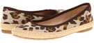 Leopard Linen/Mahogany Gross Grain Sofft Macee for Women (Size 7)